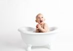 bathe baby