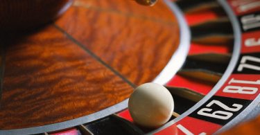 close up shot of a casino roulette