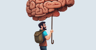 brain, umbrella, mind