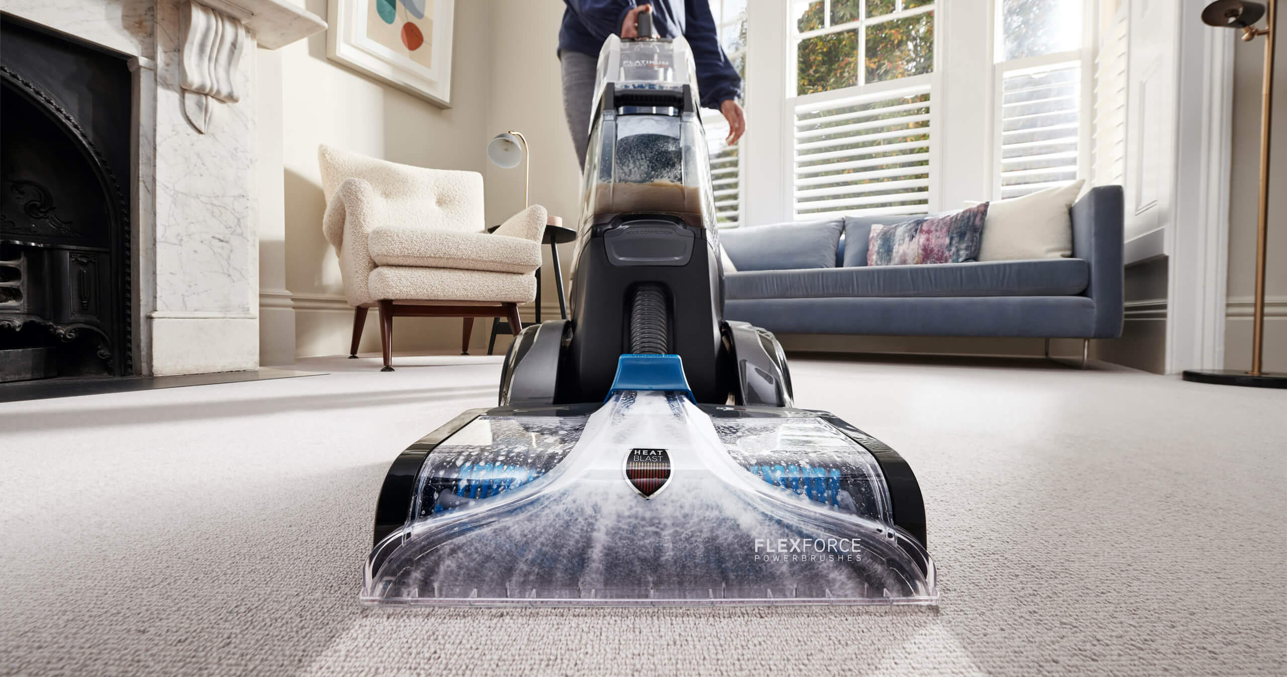 The UK’s First Carpet Washer With Motion Sense Technology That Kills Over 99% of Bacteria