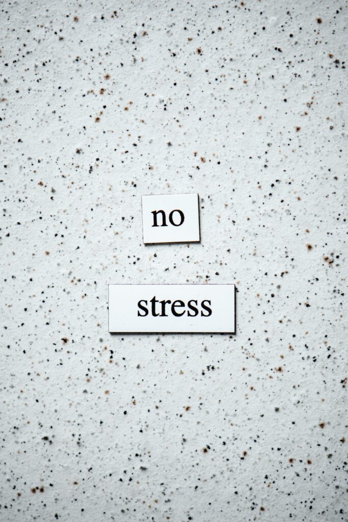 No stress a stress relief comforting quotes